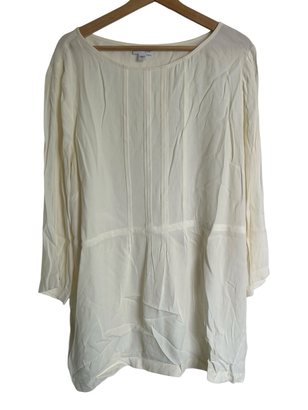 J. Jill XL cream 3/4 sleeve tunic top - XL